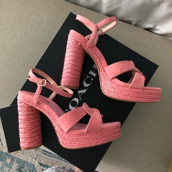 Coach | Shoes | Coach Talina Pink Suede 